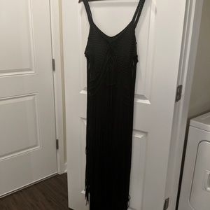 Ralph Lauren Boho Fringe Maxi Dress